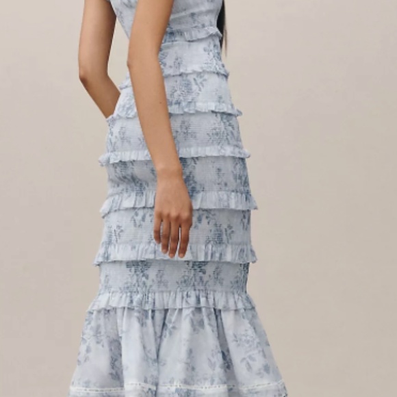 V Chapman Geranium Dress Light Blue 12 NWT - Picture 3 of 11